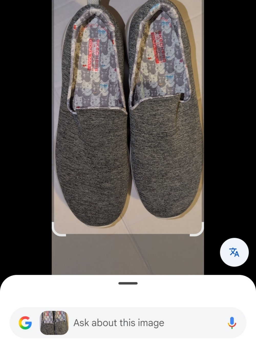 Skechers Women's Gray Slip-On Sneakers - Picture 3 of 3